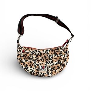 Brighton “Love Brighton” Leopard Print Sling Bag Crossbody Belt Bag
